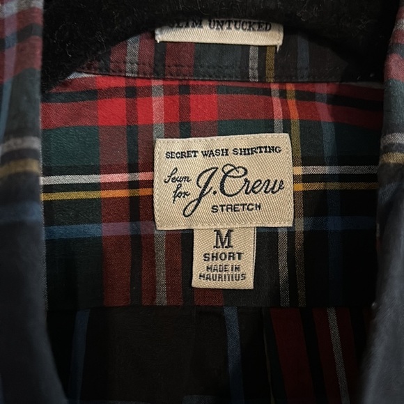 J. Crew Secret Wash organic cotton poplin shirt size medium - Picture 3 of 6